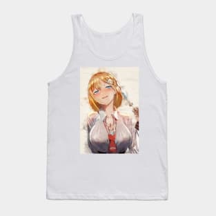 Watson Amelia Anime Watercolor Tank Top